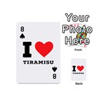 I love tiramisu Playing Cards 54 Designs (Mini) Front - Spade8