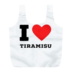 I Love Tiramisu Full Print Recycle Bag (l)