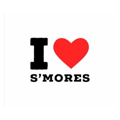 I Love S’mores  Premium Plush Fleece Blanket (small) by ilovewhateva