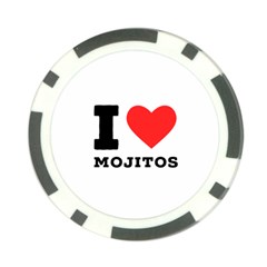 I Love Mojitos  Poker Chip Card Guard by ilovewhateva