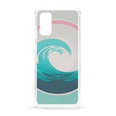 Tidal Wave Ocean Sea Tsunami Wave Minimalist Samsung Galaxy S20 6 2 Inch Tpu Uv Case