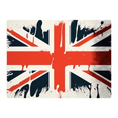 Union Jack England Uk United Kingdom London Two Sides Premium Plush Fleece Blanket (mini)