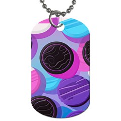 Cookies Chocolate Cookies Sweets Snacks Baked Goods Dog Tag (one Side)