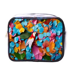 Confetti Tropical Ocean Themed Background Abstract Mini Toiletries Bag (one Side)