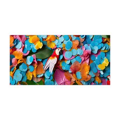 Confetti Tropical Ocean Themed Background Abstract Yoga Headband by Ravend