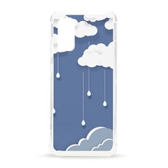 Clouds Rain Paper Raindrops Weather Sky Raining Samsung Galaxy S20 6 2 Inch Tpu Uv Case