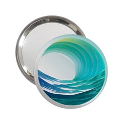 Tsunami Tidal Wave Wave Minimalist Ocean Sea 2 25  Handbag Mirrors