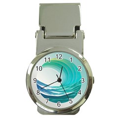 Tsunami Tidal Wave Wave Minimalist Ocean Sea Money Clip Watches