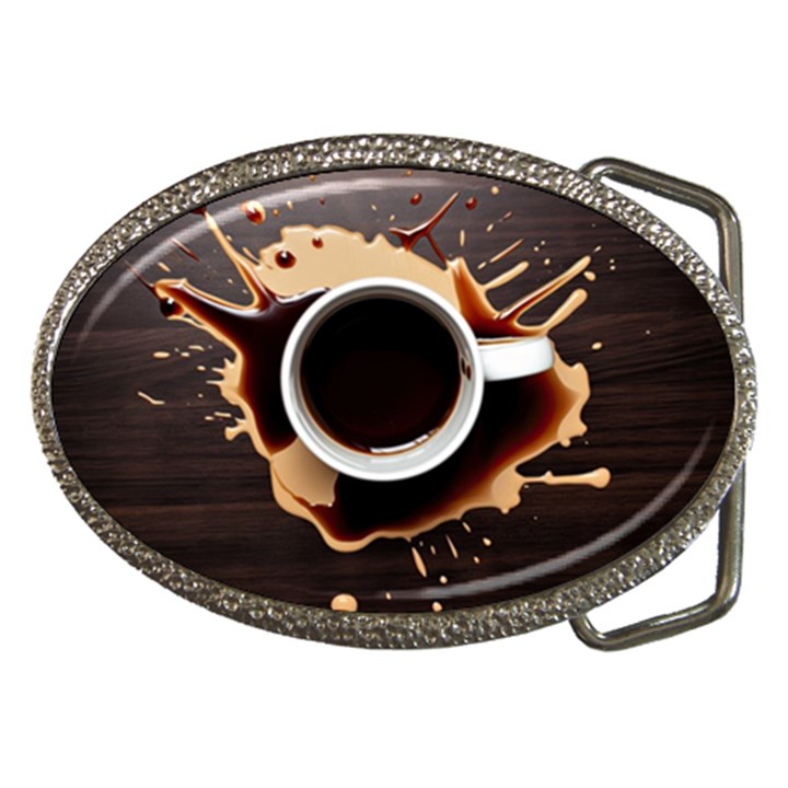 Coffee Cafe Espresso Drink Beverage Belt Buckles