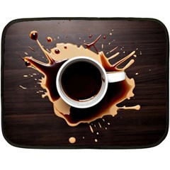 Coffee Cafe Espresso Drink Beverage Fleece Blanket (mini) by Ravend