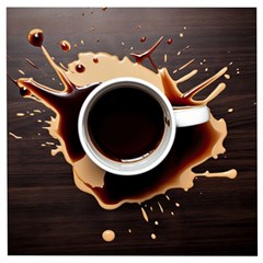 Coffee Cafe Espresso Drink Beverage Wooden Puzzle Square