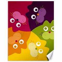 Colorful Cats Canvas 18  X 24  by Sparkle