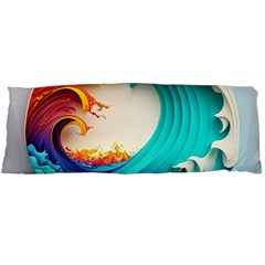 Tsunami Tidal Wave Waves Minimalist Ocean Sea Body Pillow Case (dakimakura)