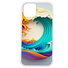 Tsunami Tidal Wave Waves Minimalist Ocean Sea Iphone 12 Pro Max Tpu Uv Print Case