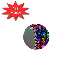 Colorful Diamonds 1  Mini Magnet (10 Pack) 