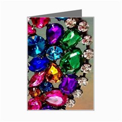 Colorful Diamonds Mini Greeting Card