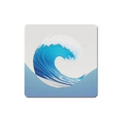 Wave Tsunami Tidal Wave Ocean Sea Water Square Magnet