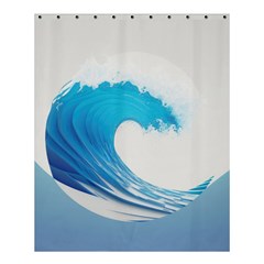 Wave Tsunami Tidal Wave Ocean Sea Water Shower Curtain 60  X 72  (medium) 