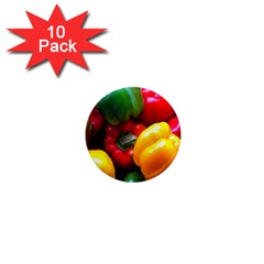 Colorful Capsicum 1  Mini Magnet (10 Pack) 