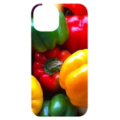 Colorful Capsicum Iphone 14 Black Uv Print Case by Sparkle