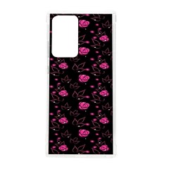 Pink Glowing Flowers Samsung Galaxy Note 20 Ultra Tpu Uv Case by Sparkle