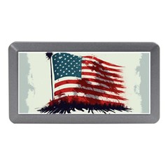 Patriotic Usa United States Flag Old Glory Memory Card Reader (mini)
