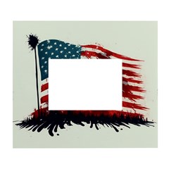 Patriotic Usa United States Flag Old Glory White Wall Photo Frame 5  X 7  by Ravend