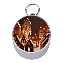 Gingerbread House Gingerbread Christmas Xmas Winter Mini Silver Compasses
