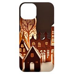 Gingerbread House Gingerbread Christmas Xmas Winter Iphone 14 Black Uv Print Case by Ravend