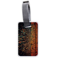 Data Abstract Abstract Background Background Luggage Tag (one Side)