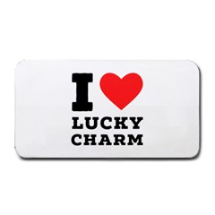 I Love Lucky Charm Medium Bar Mat by ilovewhateva