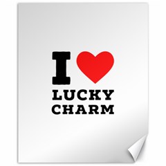 I Love Lucky Charm Canvas 11  X 14  by ilovewhateva