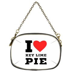 I Love Key Lime Pie Chain Purse (two Sides) by ilovewhateva