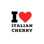 I love Italian cherry Play Mat (Square) Front