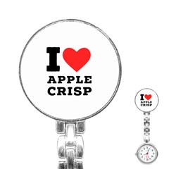 I Love Apple Crisp Stainless Steel Nurses Watch by ilovewhateva