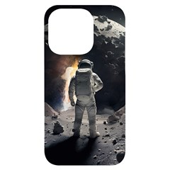 Astronaut Space Walk Iphone 14 Pro Black Uv Print Case