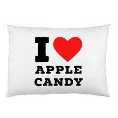 I Love Apple Candy Pillow Case (two Sides) by ilovewhateva