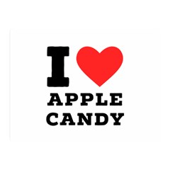 I Love Apple Candy Two Sides Premium Plush Fleece Blanket (mini) by ilovewhateva