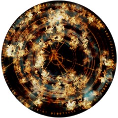 Science Fiction Background Fantasy Uv Print Round Tile Coaster by danenraven