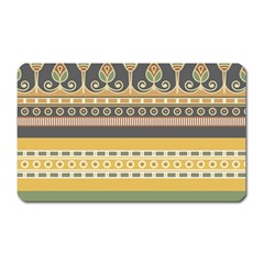 Seamless-pattern-egyptian-ornament-with-lotus-flower Magnet (rectangular) by Salman4z
