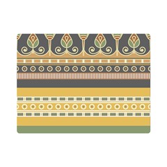 Seamless-pattern-egyptian-ornament-with-lotus-flower Premium Plush Fleece Blanket (mini) by Salman4z