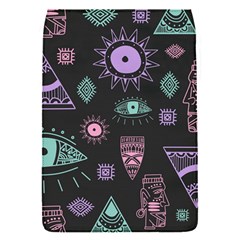 Vintage-seamless-pattern-with-tribal-art-african-style-drawing Removable Flap Cover (s)