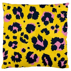 Leopard-print-seamless-pattern Large Cushion Case (One Side)