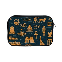 Dark-seamless-pattern-symbols-landmarks-signs-egypt Apple Ipad Mini Zipper Cases by Salman4z