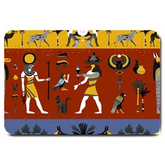 Ancient-egyptian-religion-seamless-pattern Large Doormat by Salman4z