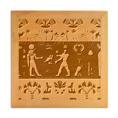 Ancient-egyptian-religion-seamless-pattern Wood Photo Frame Cube by Salman4z