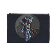 Illustration-drunk-astronaut Cosmetic Bag (Large)