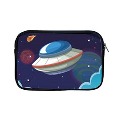 Ufo-alien-spaceship-galaxy Apple Ipad Mini Zipper Cases by Salman4z