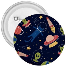 Seamless-pattern-with-funny-aliens-cat-galaxy 3  Buttons by Salman4z