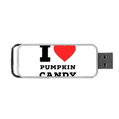 I Love Pumpkin Candy Portable Usb Flash (two Sides) by ilovewhateva